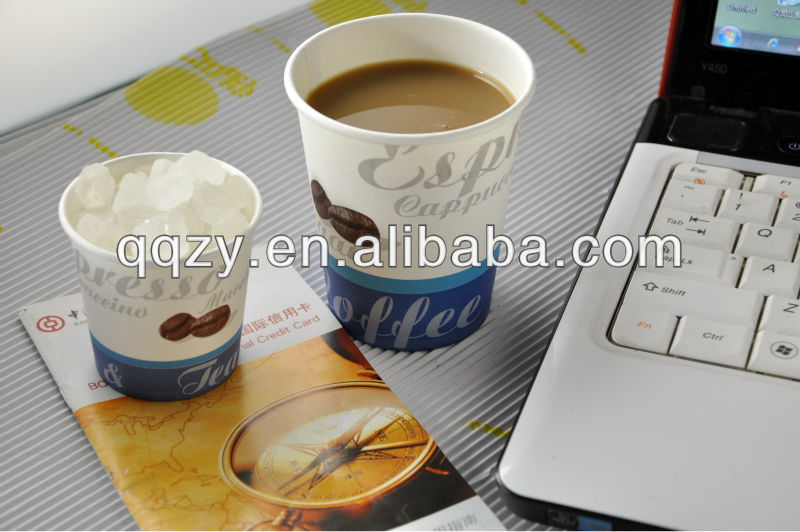 ロゴ印刷された使い捨ての紙コップのコーヒーを行く卸売中国で問屋・仕入れ・卸・卸売り