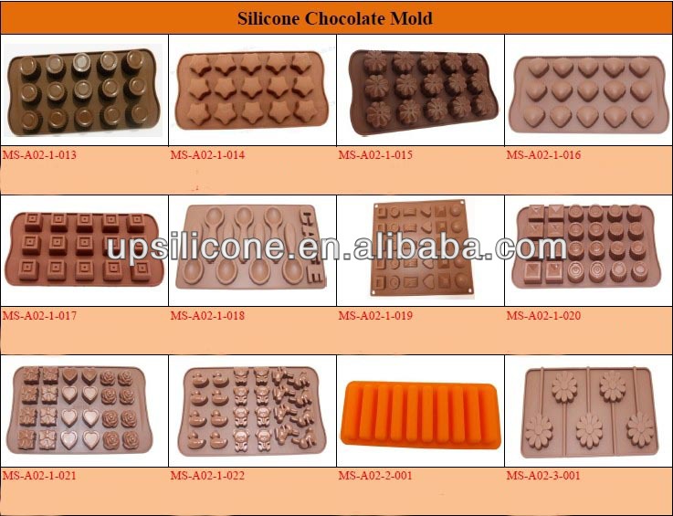 Break-Apart Chocolate Bar Silicone Mold, Brown