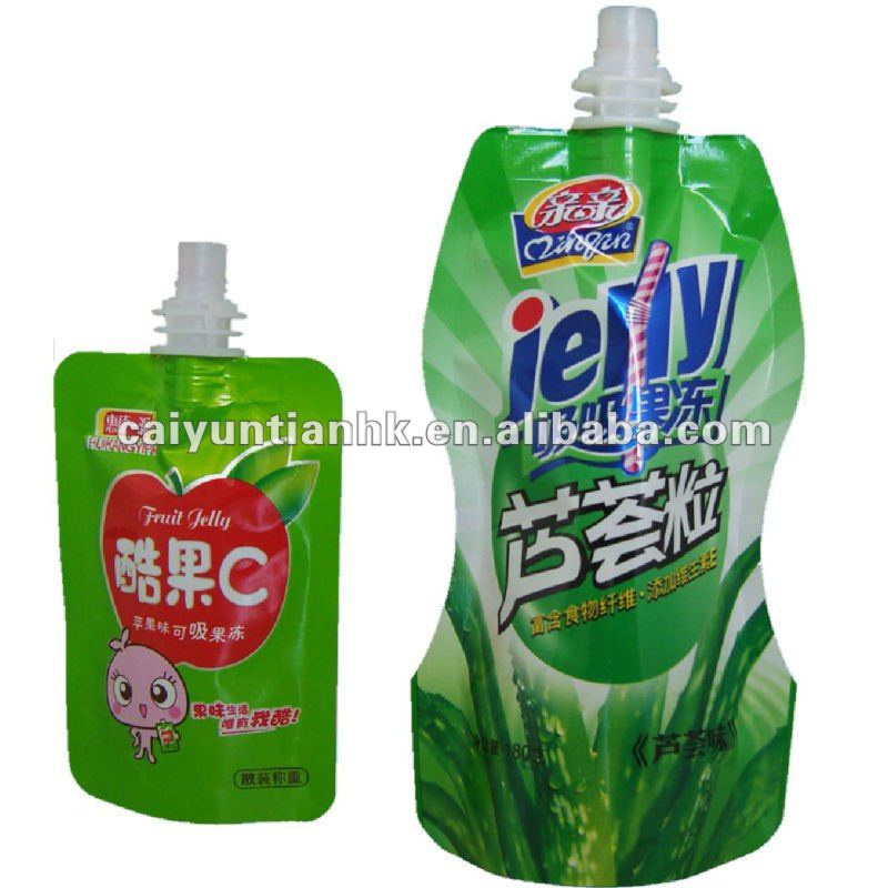 300g Stand up coconut water packaging pouch with spout