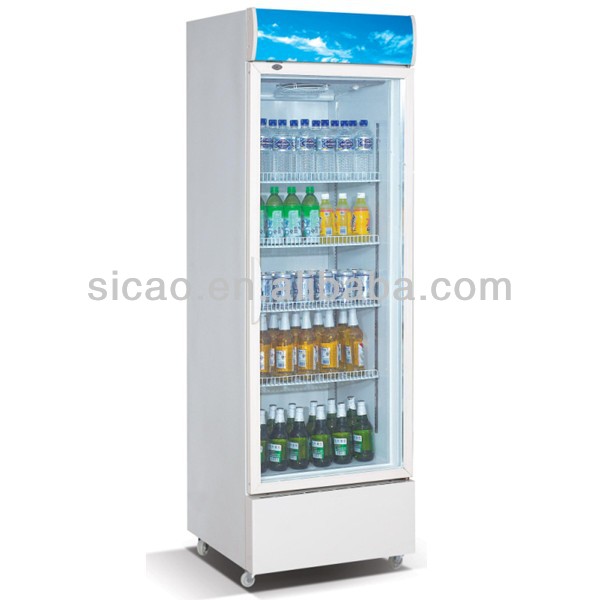 360リットルディスプレイ冷蔵庫、 ガラスドアのエナジードリンクの冷蔵庫用コンプレッサーバドワイザービール、 ペプシ、 コカコーラ問屋・仕入れ・卸・卸売り