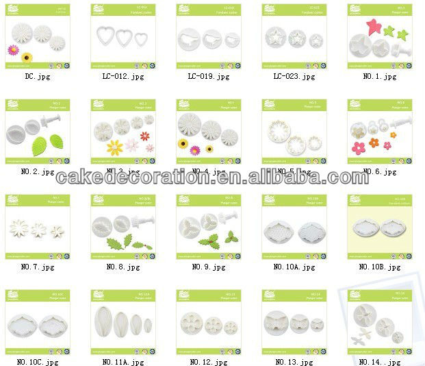 plunger cutter flower making cake decorations