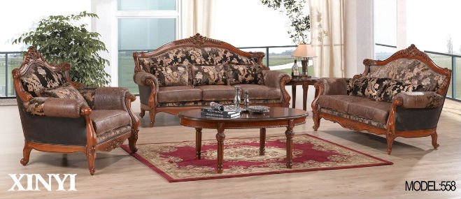 Classical Wooden Sofa Set Designs 558-a (1+2+3) - Buy Sofa Set ...