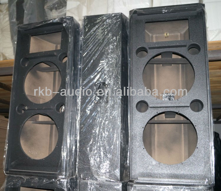 Speaker Enclousures Wooden Enclosures Empty Line Array Wooden Speaker Cabinets Dual 12 3 Way Enclosures