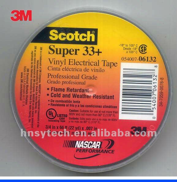 スコッチ2014年売れ筋33+electrionスーパーpvc絶縁テープ/orignal33+3mブランドテープ問屋・仕入れ・卸・卸売り