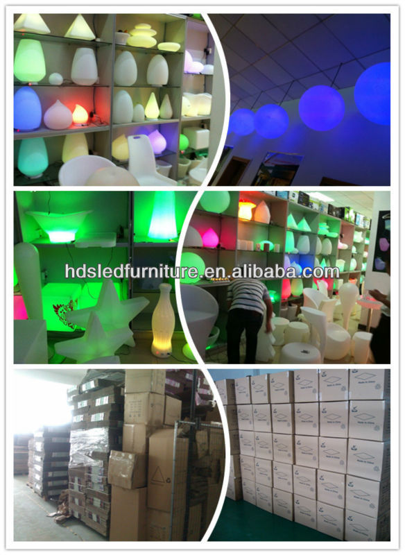 Customized led champagne ice bucket