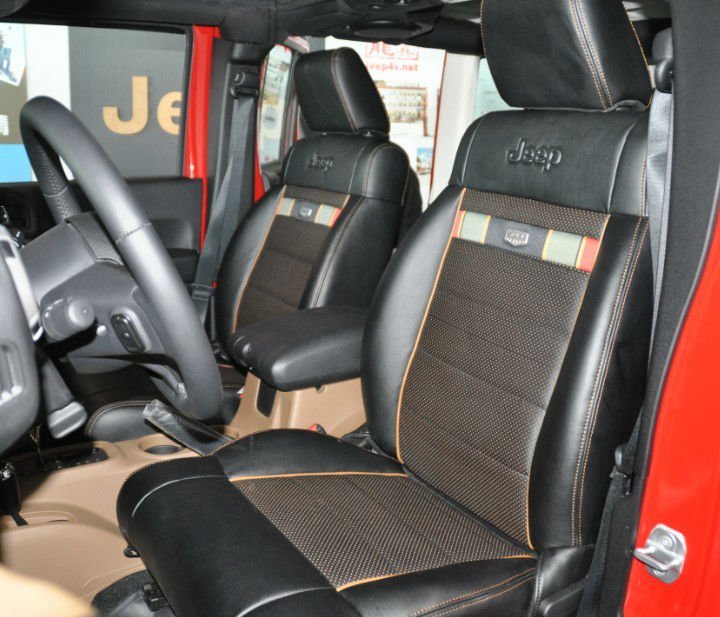 Jeep wrangler leather seat cover #3
