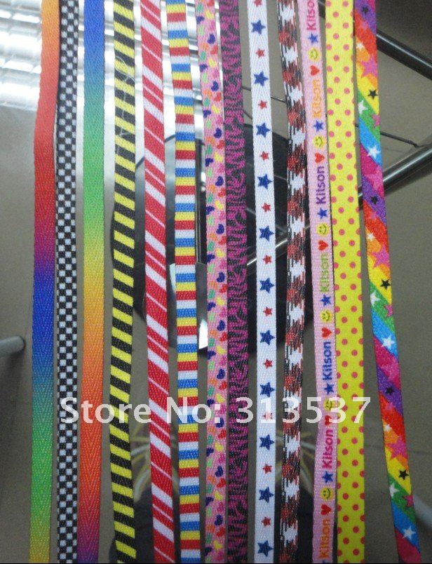 patterned shoelaces