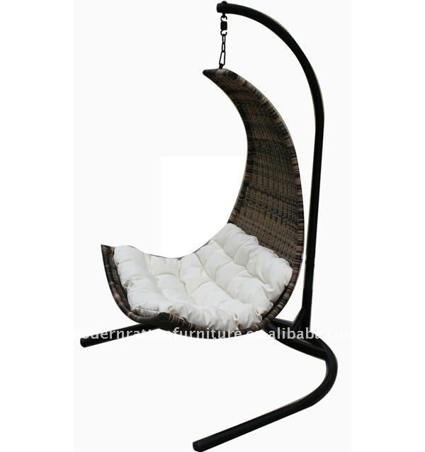 Aluminum Outdoor Hanging Rattan Chair