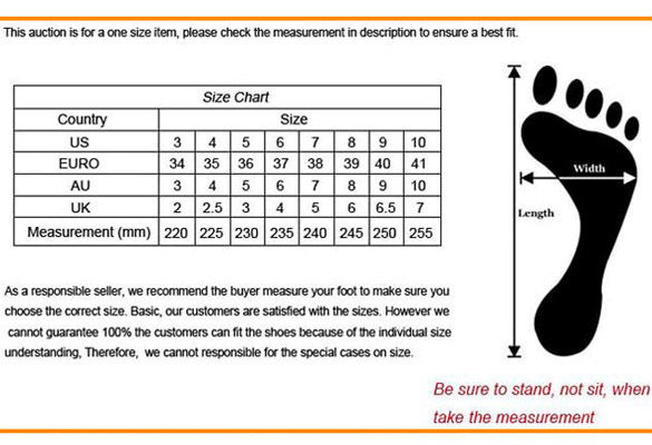Size shoe chart uk us hm