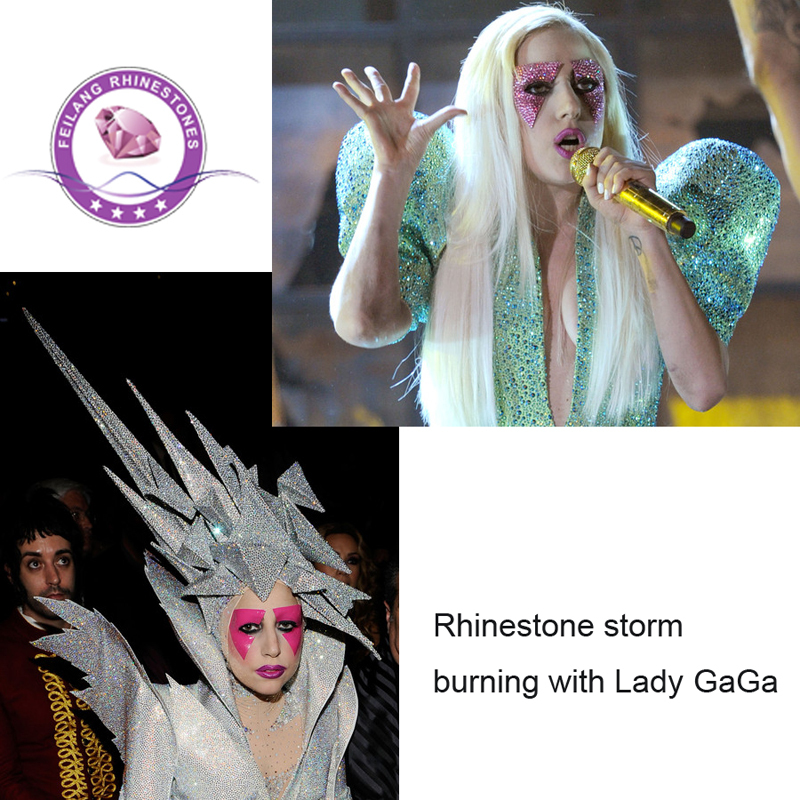 laday gaga rhinestone