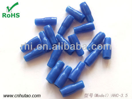 HHC series different color soft pvc vinyl wire end cap, cable end cap, cable end tube
