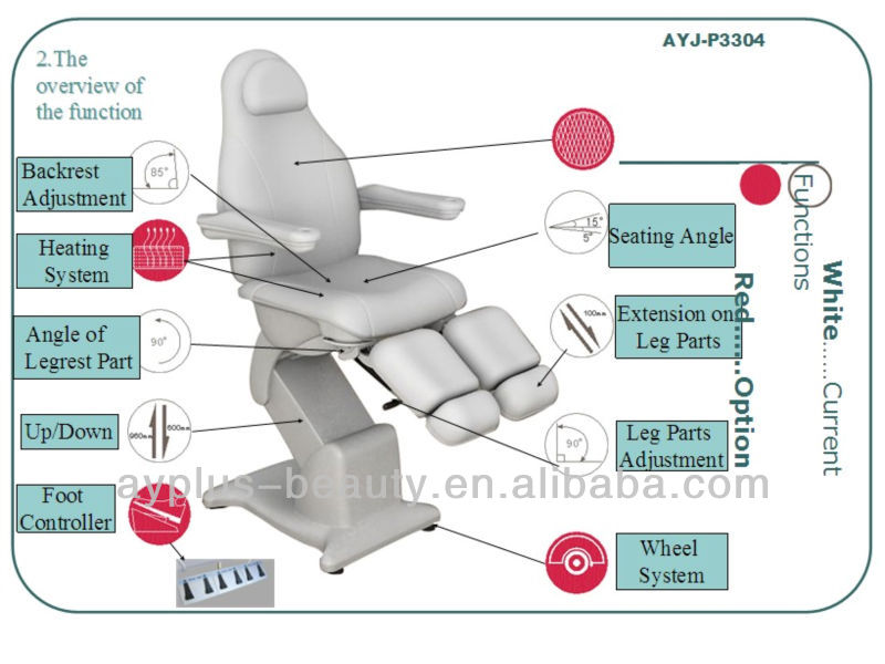 3 motors electric rotatable podiatry chair AYJ-PS3304 問屋・仕入れ・卸・卸売り