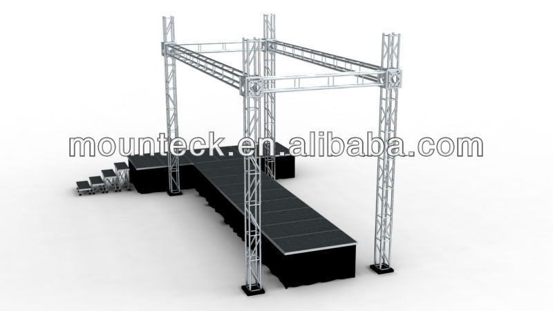 野外コンサートのアルミトラスdjブースポータブルステージのプラットフォーム仕入れ・メーカー・工場