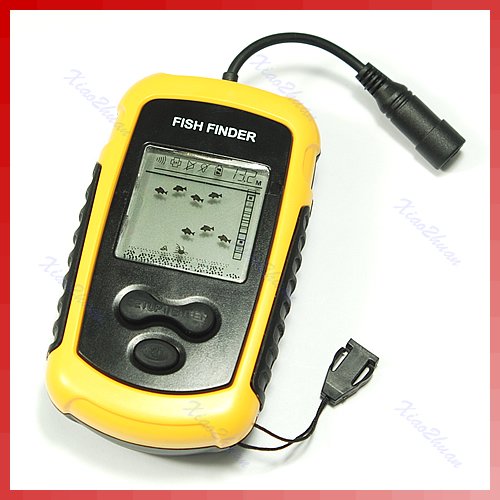 Portable Sonar LCD Fish Finder FishFinder Alarm 100M depth Fishfinder free shipping
