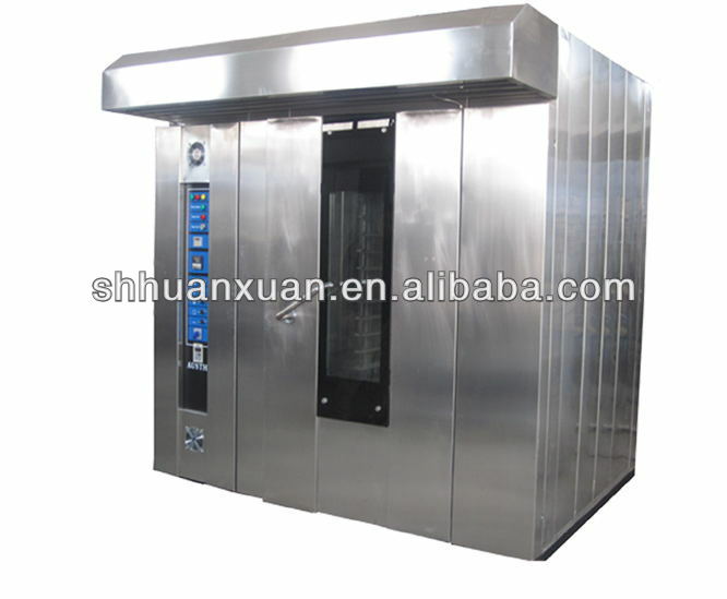 newest style 32 trays gas bakery oven rotary oven