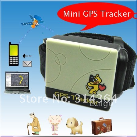 Mini GSM/GPS Tracker Kids Pet Tracking Realtime Dog TK201 With Quad Band for kids/old people Locator,FREE SHIPPING