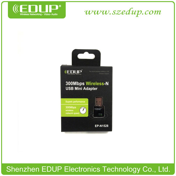 Edup300mbpsep-n15288192ハイパワー無線lanチップセット無線lanアダプターusbネットワークカード2.0・デスクトップラップトップのための問屋・仕入れ・卸・卸売り