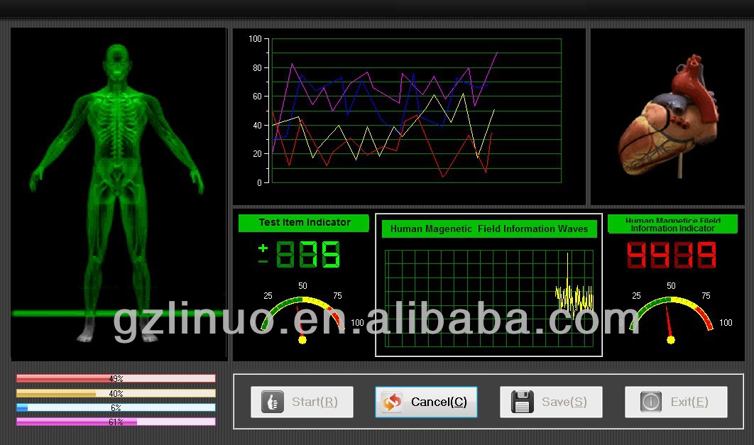 LN-16QA High quality Quantum Magnetic Resonance Body Analyzer