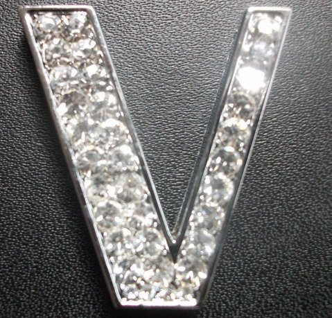 Rhinestone letter from 6mm to