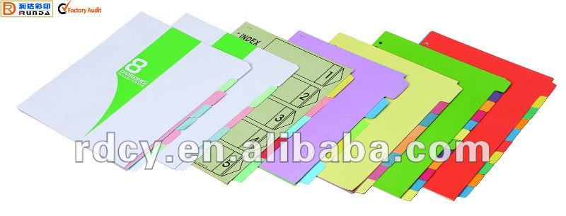 5 tabs paper divider問屋・仕入れ・卸・卸売り