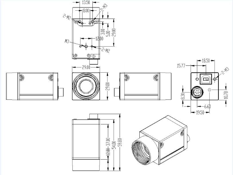 卸売ex500csカラーcmos5mpデジタル顕微鏡用カメラ問屋・仕入れ・卸・卸売り