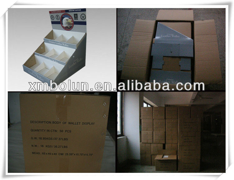 Custom cardboard candy counter displays for lollipop