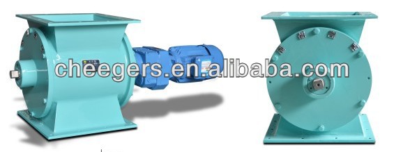 Rotary airlock for flour mill production line