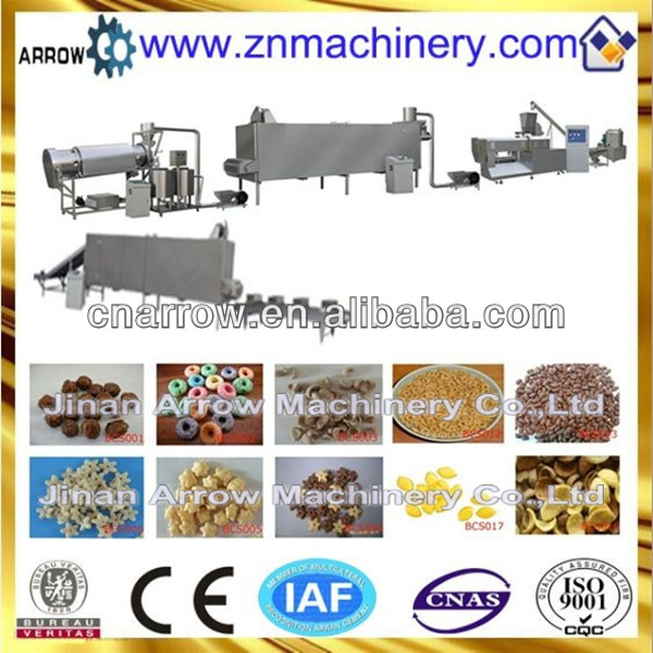 Automatic Small Scale Raw Crispy Corn Flake Making Machine