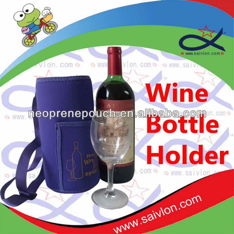 Insulated neoprene champagne cooler bag