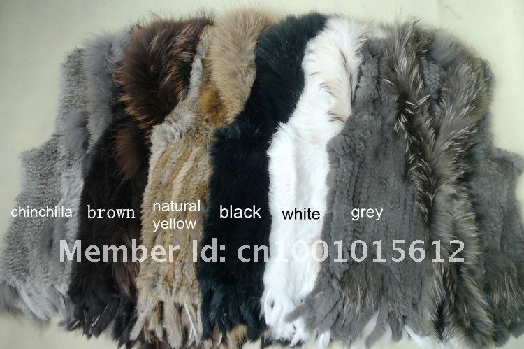 Free Shipping Hot Sale Woman Knitted Rabbit Fur Vest/Coat/Gilet/waistcoat/Jacket Retail/wholesale/OEM