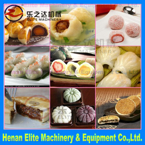 PLC multifunction Automatic rheon steamed silver rolls encrusting machine