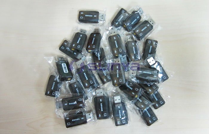 ハイファイ3Dカード2 Pin USBの外的なサウンドカード問屋・仕入れ・卸・卸売り
