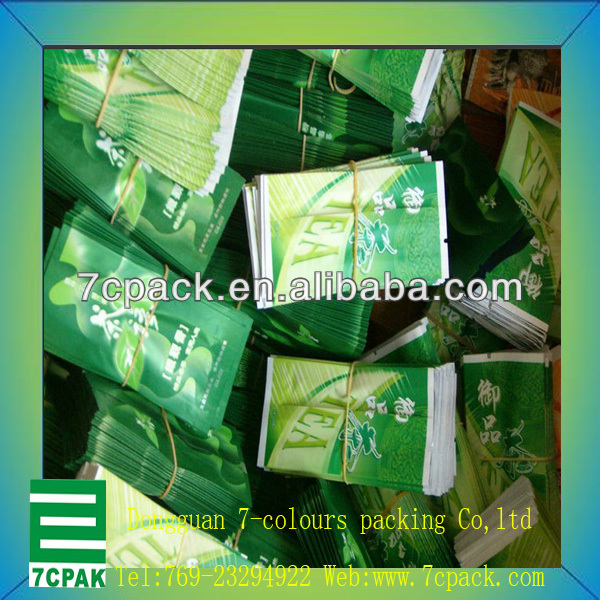 laminated standing up ziploc tea bag & standing zipper bag for tea & plastic standup tea bag