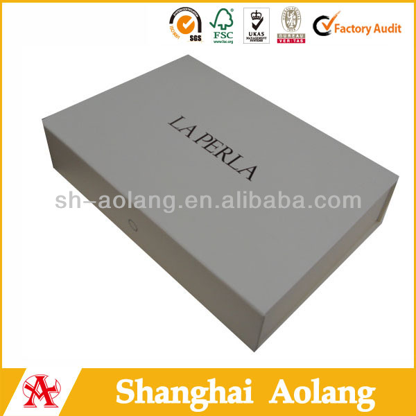High Level Cardboard Foldable Paper Gift Box For Red Wine