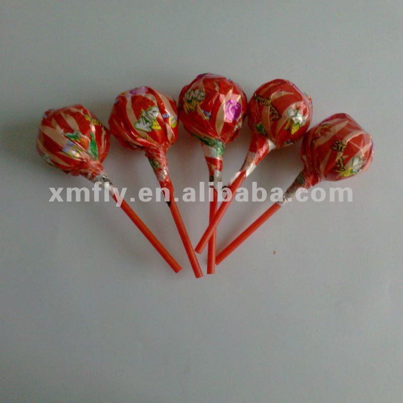 Big whistle lollipop in jar packing
