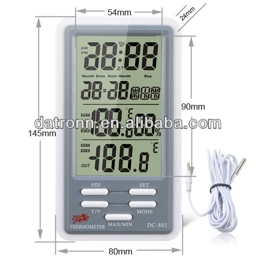 dc802家庭のデジタル温度計湿度計のメーター問屋・仕入れ・卸・卸売り