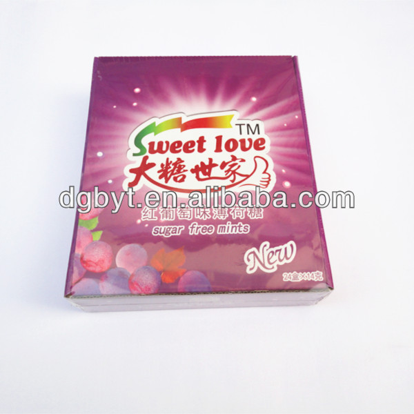 14g sugar free xylitol fruit mint candy toys