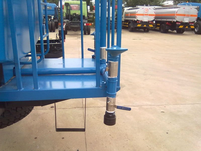 pointed water tanker