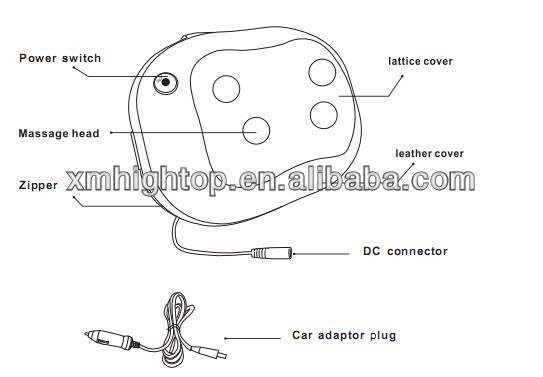 Multi-function crazy fit massager with heat