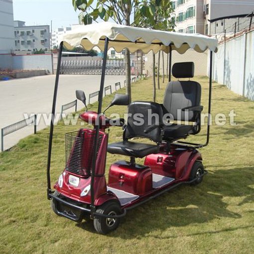 セリウム(中国)が付いている電気二重座席移動性のスクーターDL24800-4問屋・仕入れ・卸・卸売り