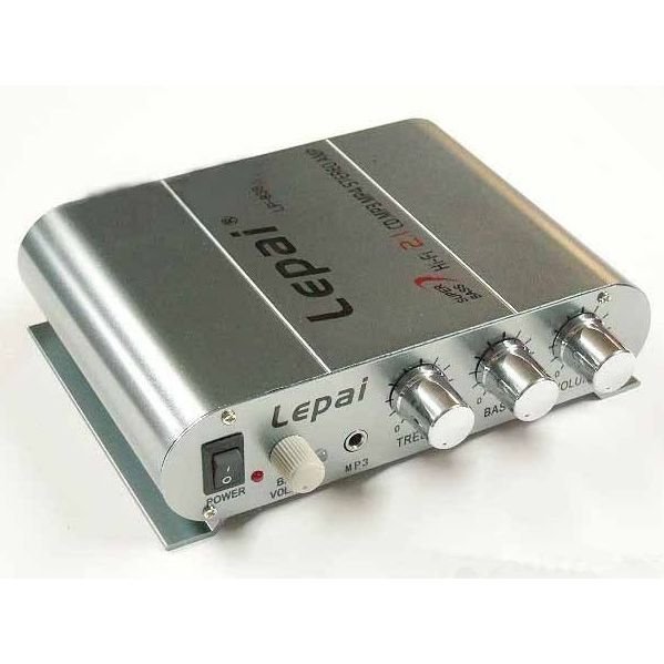 Freeshipping MINI Car Audio MOTO HIFI Integrated CD/MP3/MP4 2.1 A1941 C5198 UTC TDA2030A STEREO AMP Digital Car Amplifier koson