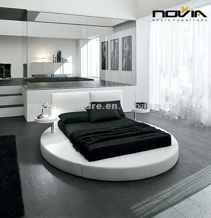 Elegant hot selling with high quality wooden round bed B111, View ...