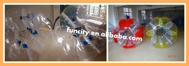 High Quality Inflatable Bubble Football for kids toy