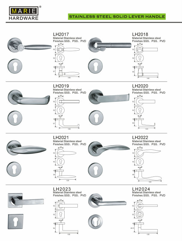 ステンレス鋼チューブのレバーのドアハンドルの製造業者問屋・仕入れ・卸・卸売り