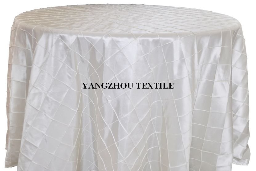 taffeta pintuck Table cloth