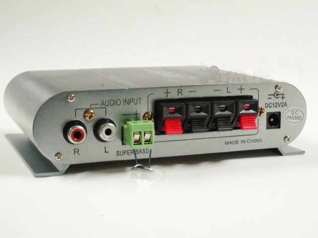 Freeshipping MINI Car Audio MOTO HIFI Integrated CD/MP3/MP4 2.1 A1941 C5198 UTC TDA2030A STEREO AMP Digital Car Amplifier koson