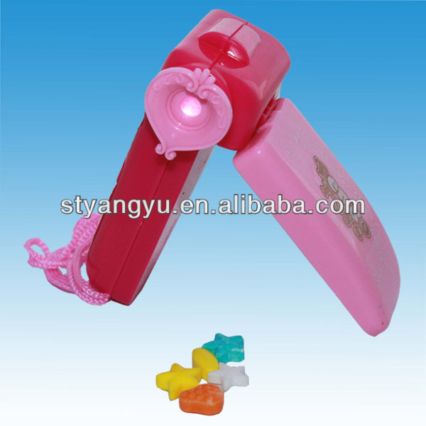2014 NEW Projection Lighting Toy DV Camera with Candy/Funny Toy Candy