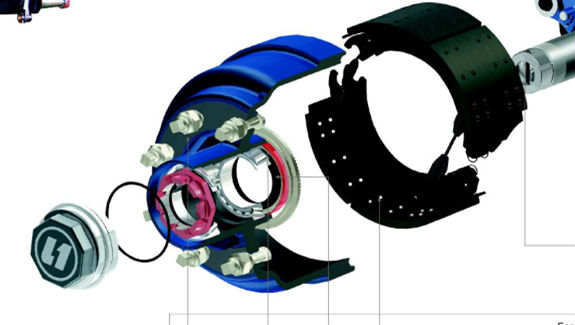 new type L suspension axle container dump truck trailer