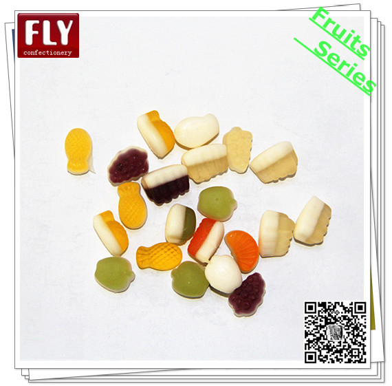 colored circle ring shape oiled sweet candy gummy ring