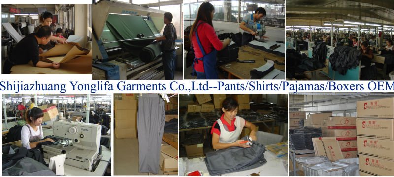 ポリエステル100％千鳥格子糸- 染めworkerwearズボン仕入れ・メーカー・工場